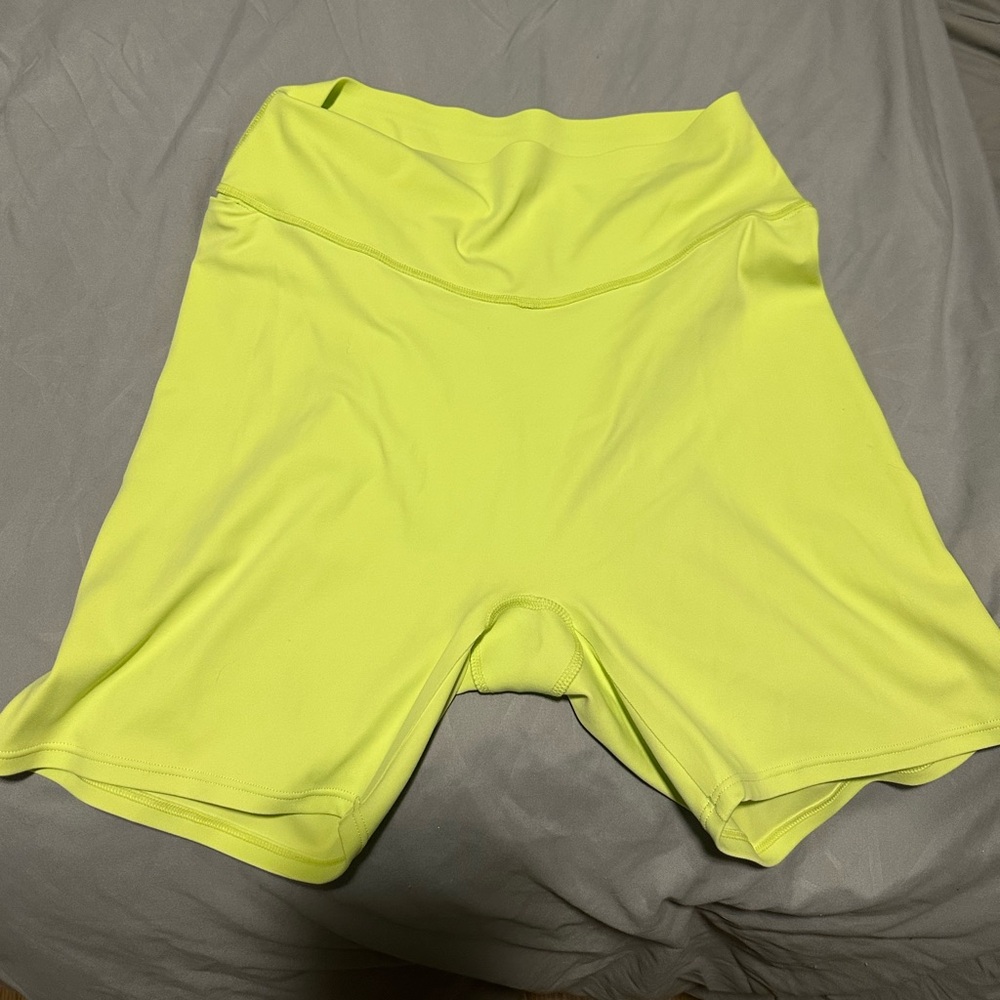 Victoria Secert VSX Lime Green Biker Shorts